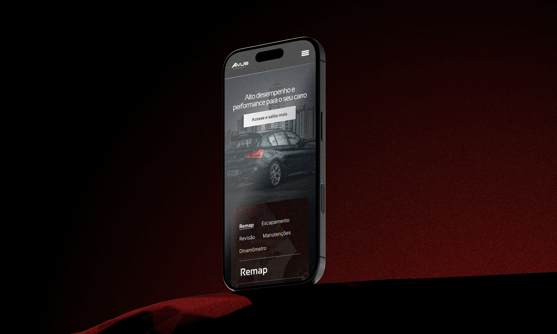Avus Motorsports — UX · Website